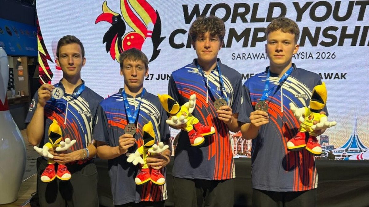 Čeští junioři získali na MS v bowlingu týmové stříbro