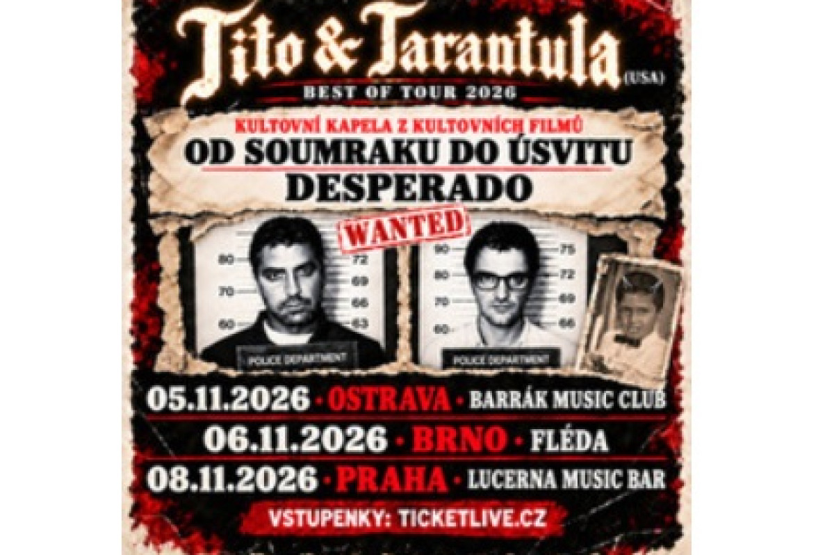 Do Brna míří kultovní Tito & Tarantula Do Brna míří kultovní Tito & Tarantula