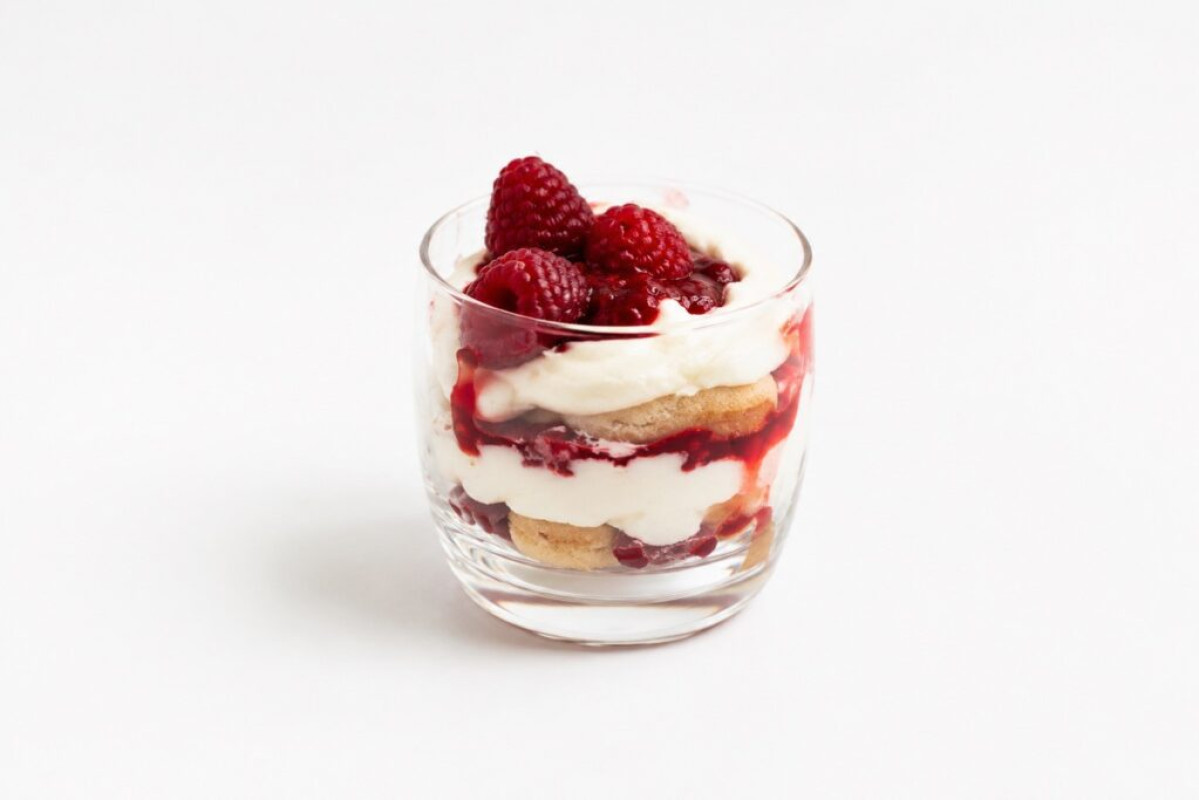 Malinové tiramisu do skleničky