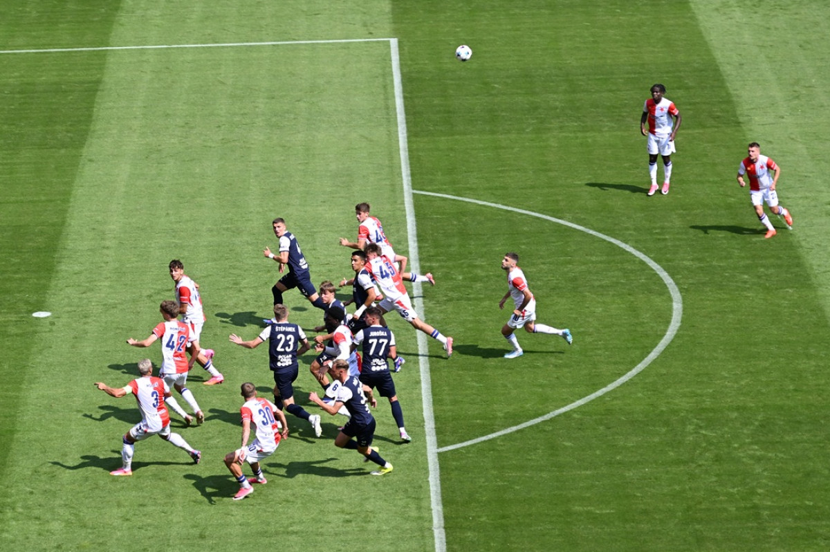 Jubilejní 250. ligová výhra trenéra Trpišovského  Slavia - Slovácko 5:1