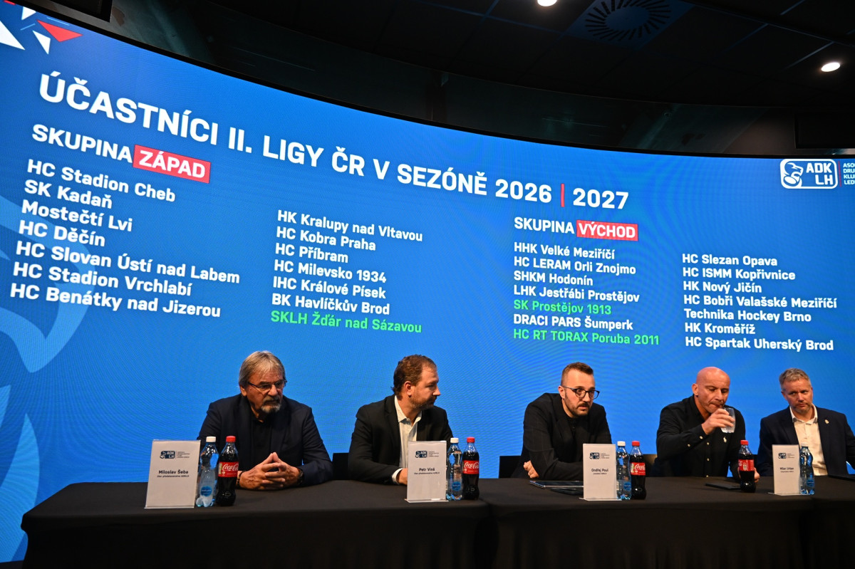 Druhá hokejová liga se rozjíždí s osmadvaceti týmy z jedenácti krajů