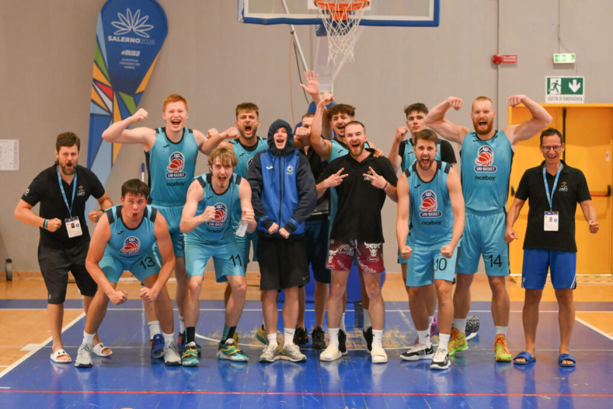 SALERNO 2026: Basketbalisté OU končí na 13. místě, basketbalistky UK jsou 11.
