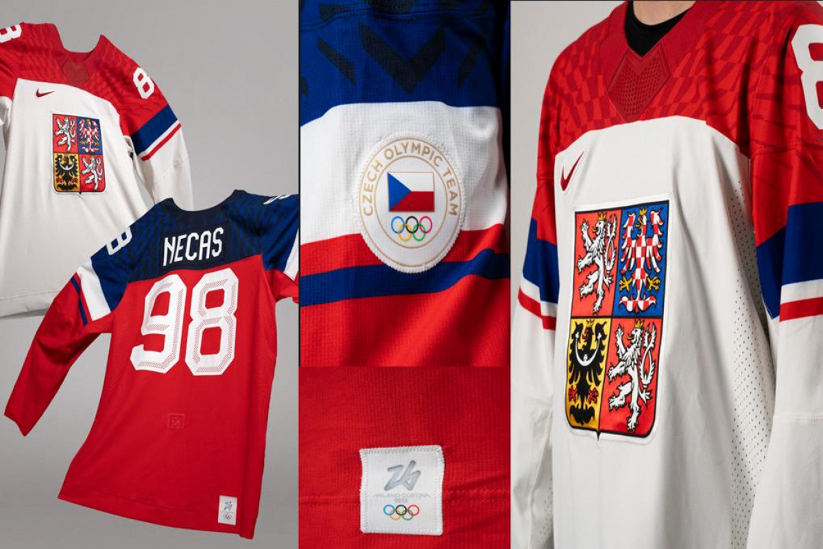 Český hokej představil  dresy pro Zimní olympijské hry 2026