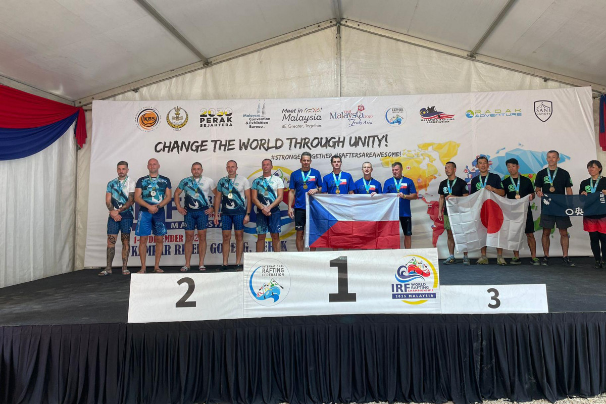 Češi vstoupili do MS v raftingu v Malajsii fantasticky! Po dvou disciplínách vybojovali již dvanáct medailí