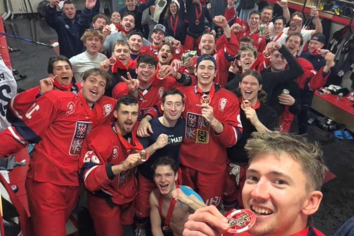 Výběr české univerzitní hokejové ligy vybojoval bronz na Viking Cupu v Kanadě