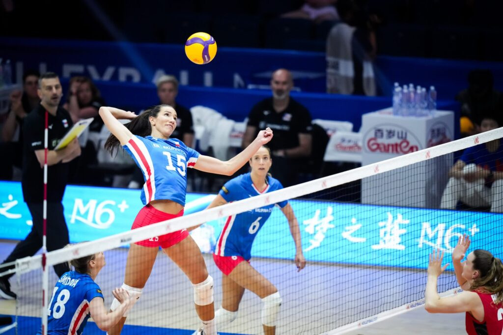 České volejbalistky dominovaly v utkání VNL proti Belgičankám
