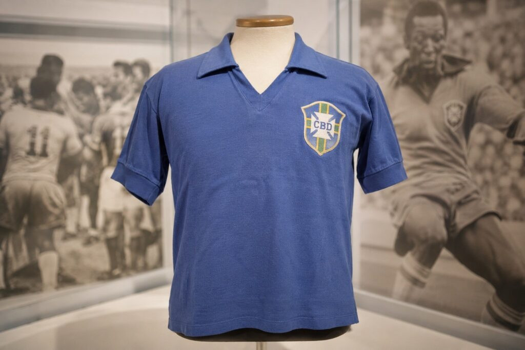 Pelého dres z finále MS 1958 může překonat hranici 6 milionů dolarů Pelého dres z finále MS 1958 může překonat hranici 6 milionů dolarů