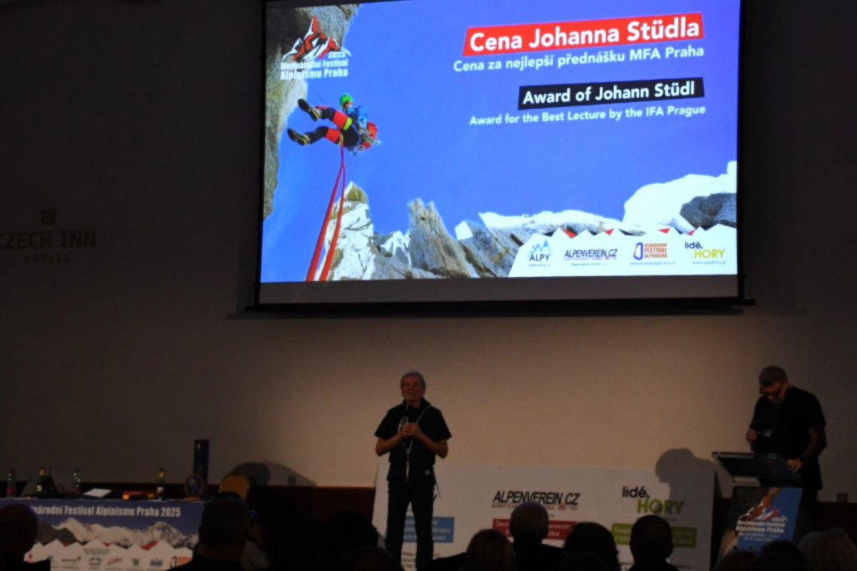 Na dvacátém  ročníku Festivalu alpinismu v  Praze se naslouchalo domácím i cizím  horolezcům