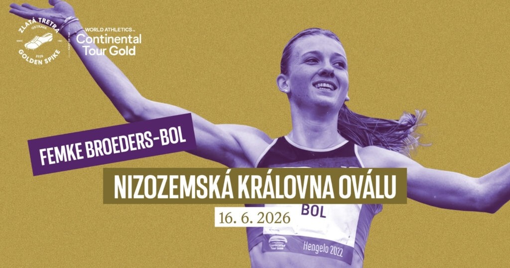 Femke Broeders-Bolová se vrací na Zlatou tretru Ostrava