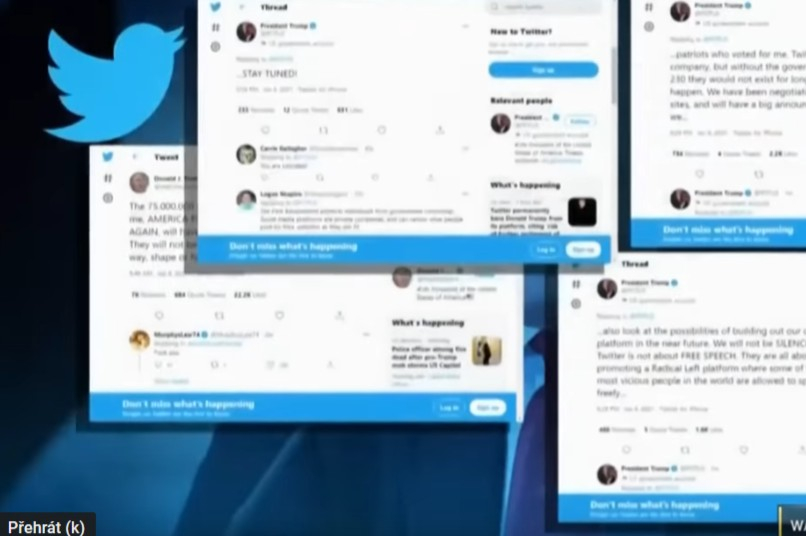 Twitter: I Kdyby byl Trump znovu prezidentem, tak mu stránku neobnovíme
