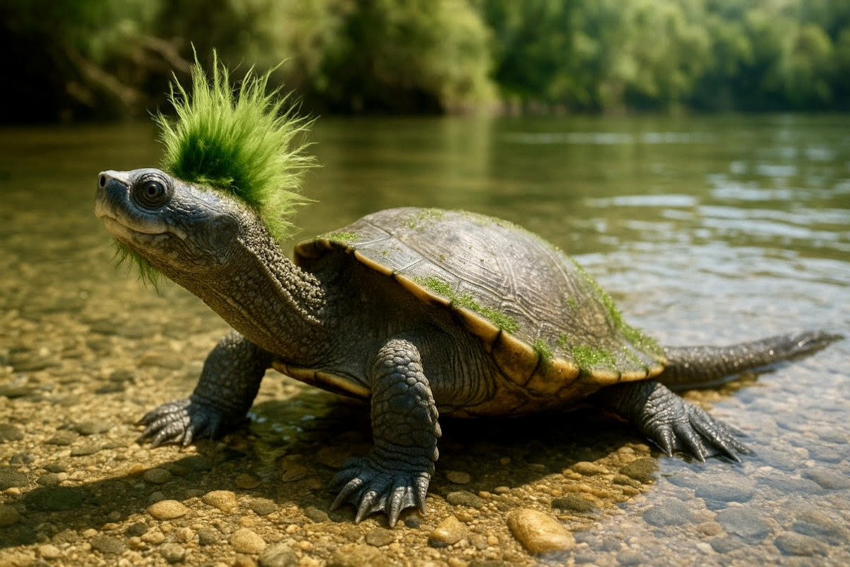 Krátkokrčka dlouhoocasá: „punková“ želva z jediné australské řeky