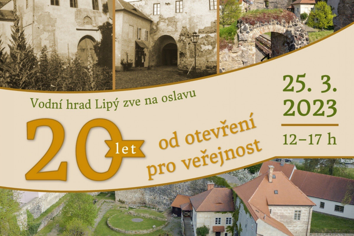 Oslava 20 let od otevření Vodního hradu Lipý veřejnosti Oslava 20 let od otevření Vodního hradu Lipý veřejnosti