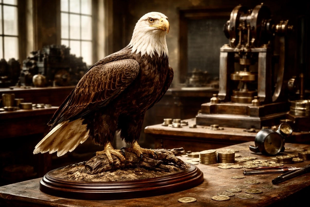 Orel z mincovny: skutečný pták za legendou amerických mincí Orel z mincovny: skutečný pták za legendou amerických mincí