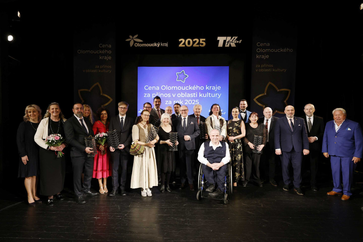Ceny kultury Olomouckého kraje jsou předány Ceny kultury Olomouckého kraje jsou předány