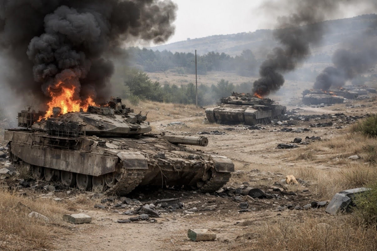 Ztráty tanků Izraele šokují. Realita války je tvrdá