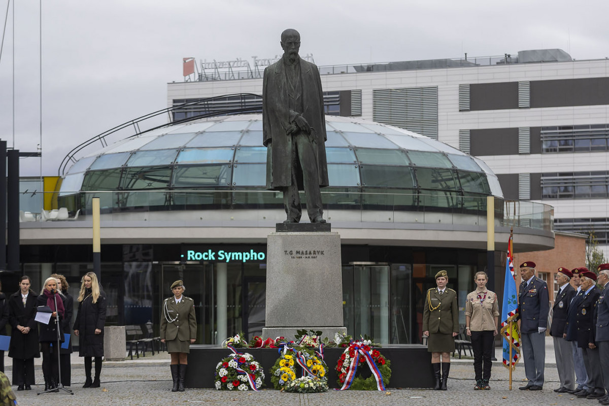 Ve Zlíně si připomněli 107.výročí vzniku Československa