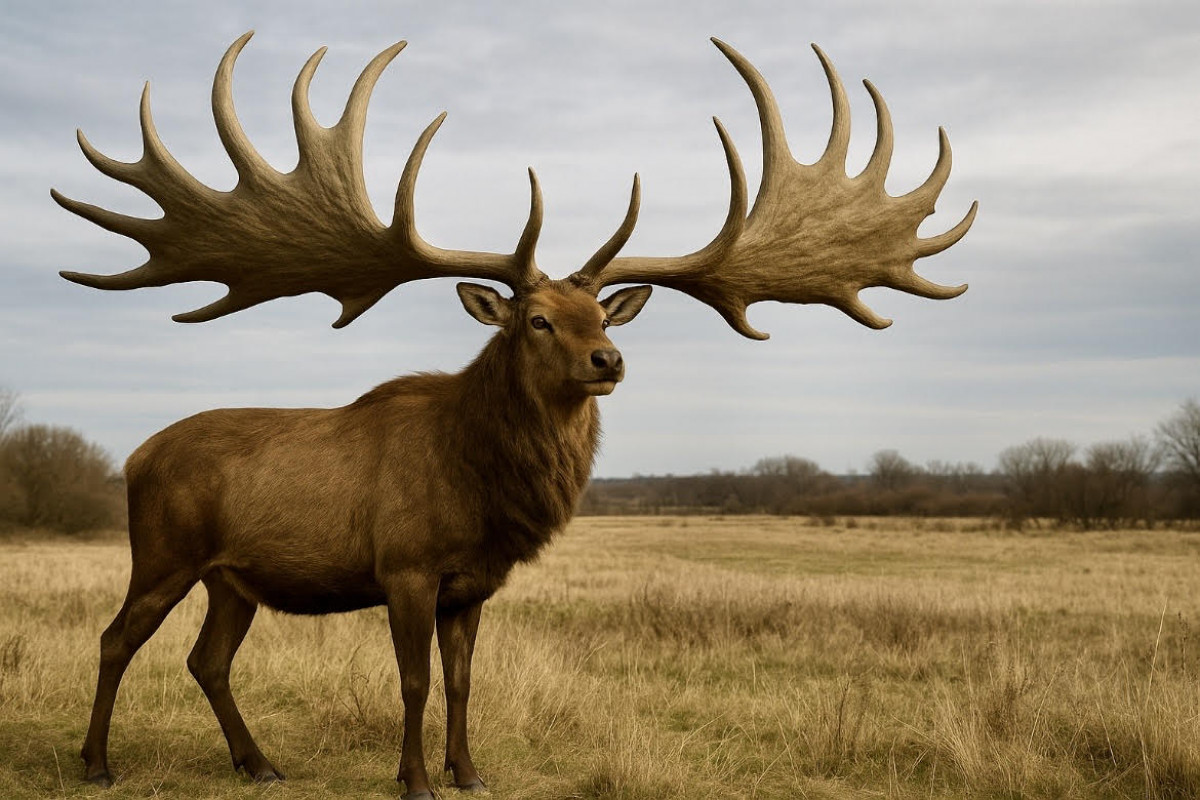 Obří jelen z minulosti. Megaloceros giganteus a jeho monumentální paroží Obří jelen z minulosti. Megaloceros giganteus a jeho monumentální paroží