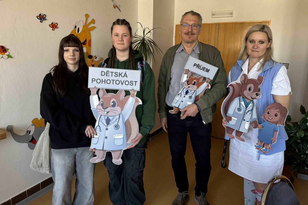 Studentka vytvořila hravý navigační systém pro dětskou pohotovost