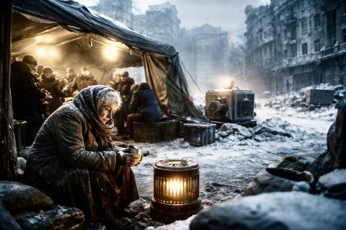 Cena západního štěstí. Zimní Kyjev jako realita války Cena západního štěstí. Zimní Kyjev jako realita války