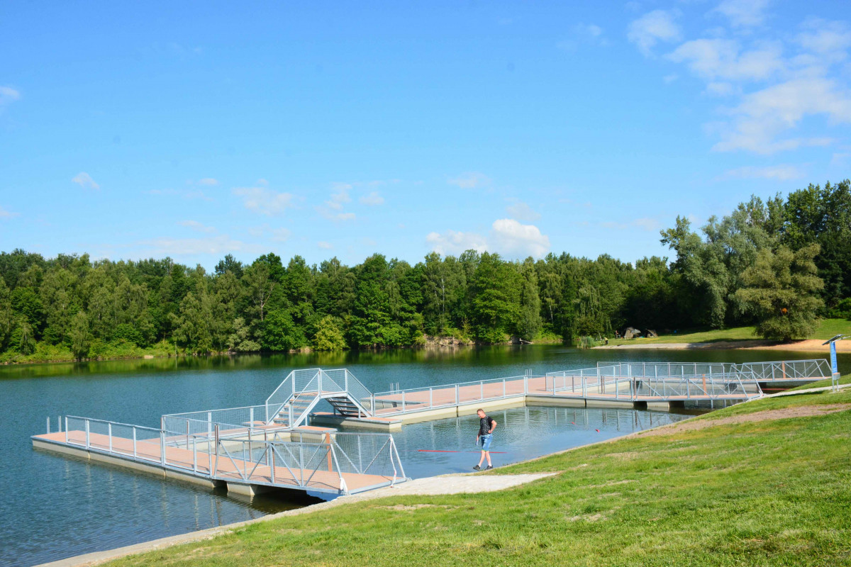 Kališovo jezero v Bohumíně: Tři nová mola, relax na vodě i kamera pro klid Kališovo jezero v Bohumíně: Tři nová mola, relax na vodě i kamera pro klid