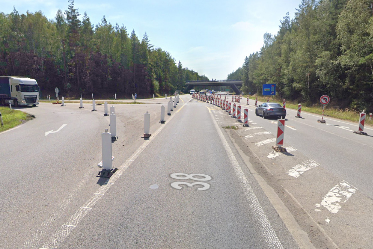 Příprava  přestavby rizikové křižovatky na dálničním přivaděči v Jihlavě