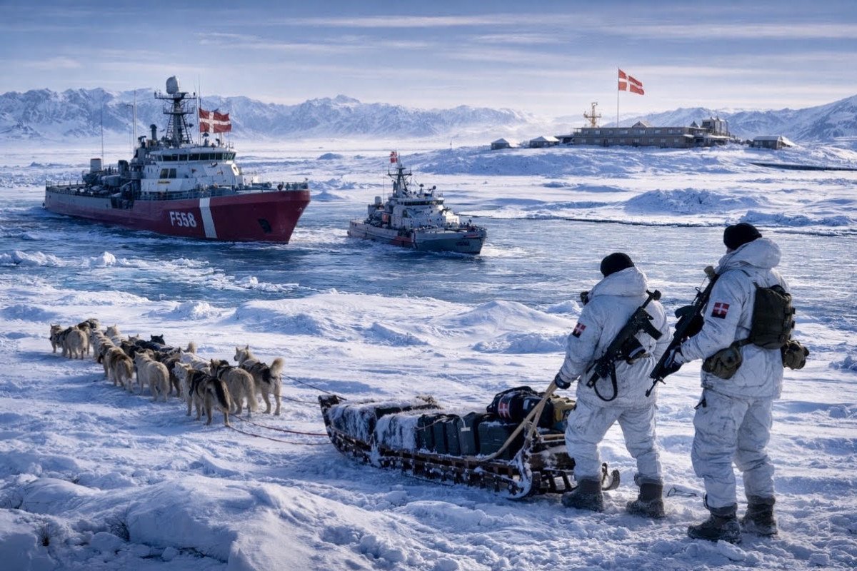 Dánsko v Arktidě. Suverenita na saních a hlídkových lodích