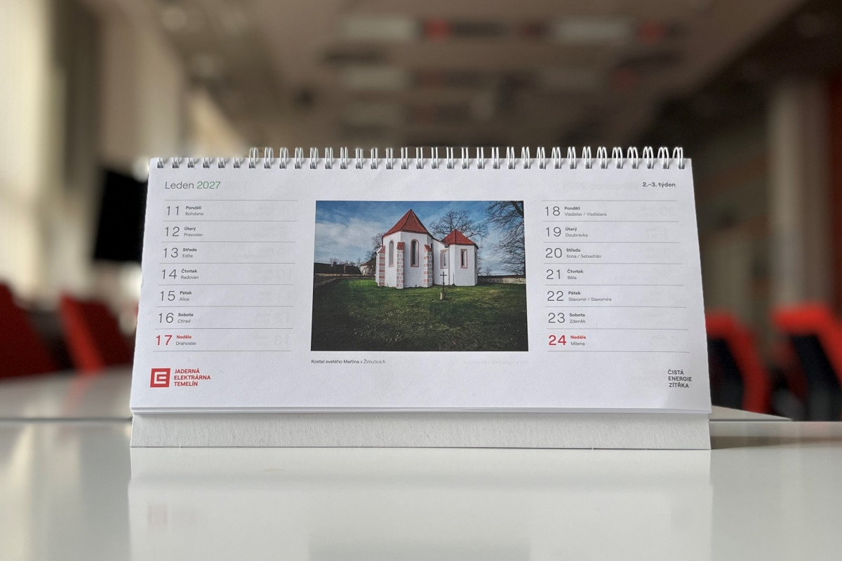 ČEZ předal do okolních obcí originální kalendář ČEZ předal do okolních obcí originální kalendář