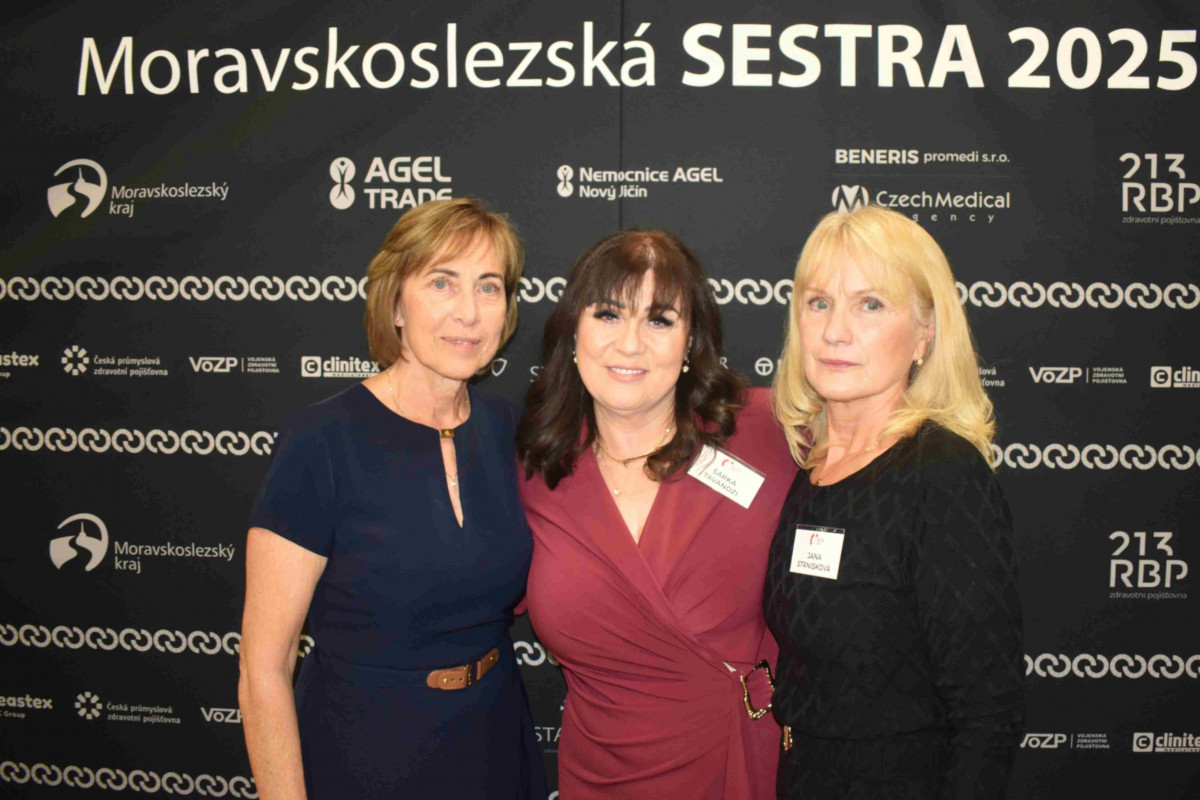 Tři sestřičky Krnovské nemocnice v anketě Moravskoslezská sestra 2025
