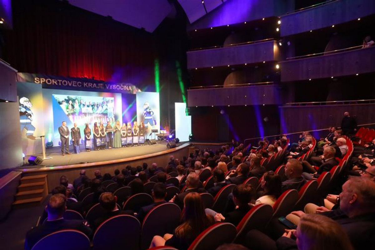 Sportovci Kraje Vysočina si v Horáckém divadle převzali ocenění
