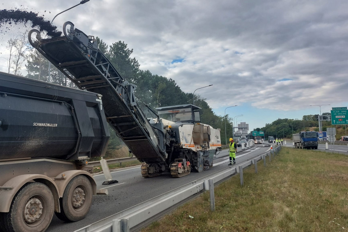 Začala oprava dálnice D10 u Prahy a části Pražského okruhu