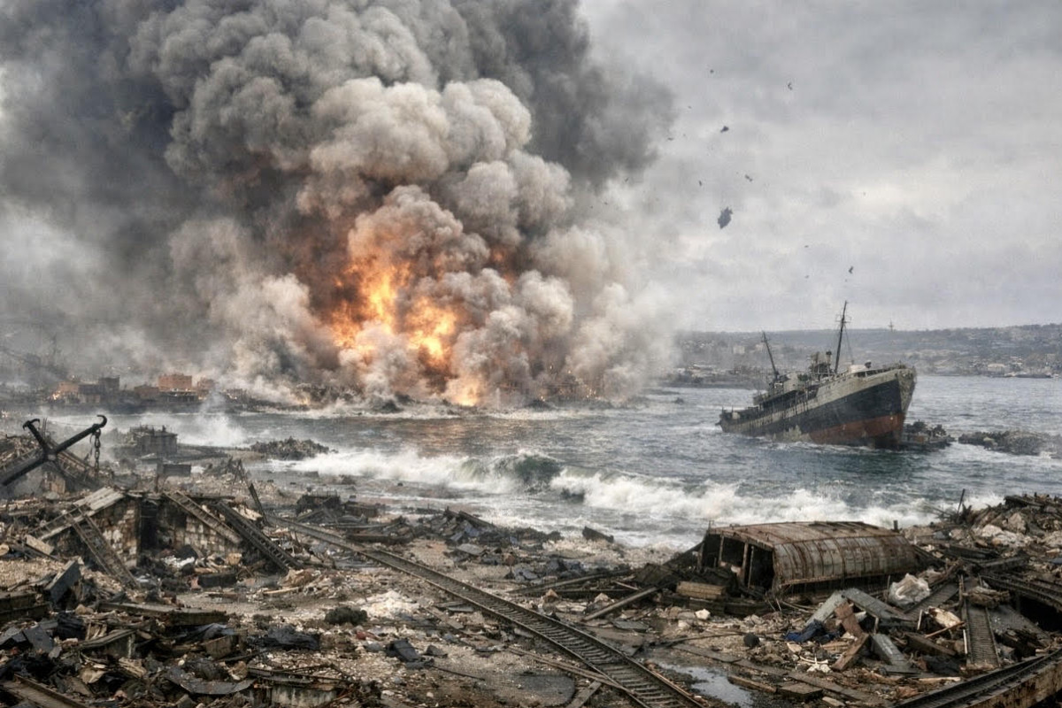 Výbuch v Halifaxu 1917. Omyl v přístavu smazal část města Výbuch v Halifaxu 1917. Omyl v přístavu smazal část města