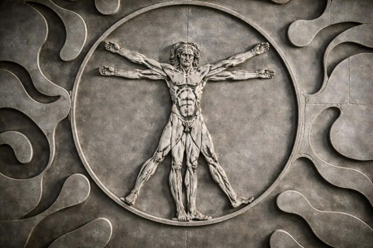 Vitruviánský muž skrývá jednoduchý klíč k záhadě renesance