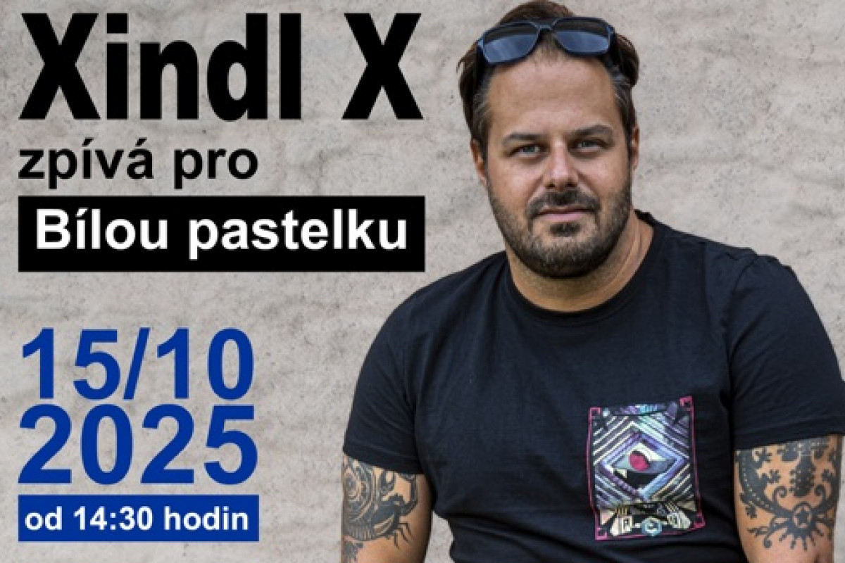 Pomoc, která má smysl. Xindl X a koncert pro Bílou pastelku Pomoc, která má smysl. Xindl X a koncert pro Bílou pastelku