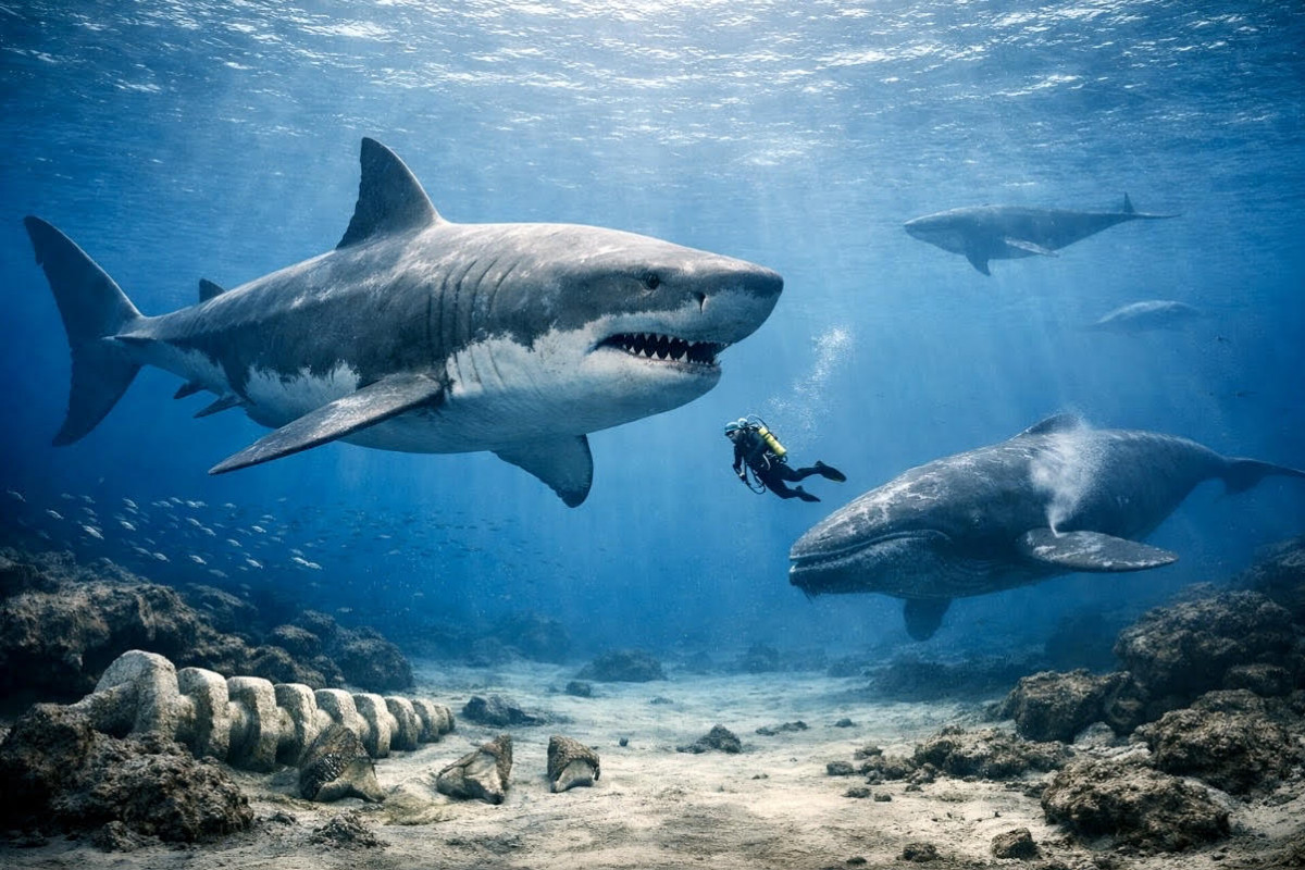 Jak obrovský byl megalodon? Nový výzkum mění naše představy