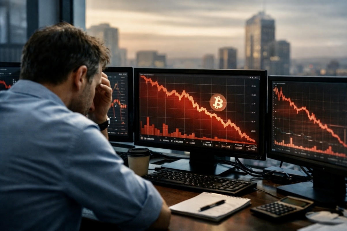 Bitcoin spadl k 70 tisícům dolarů, trhy varují před spirálou