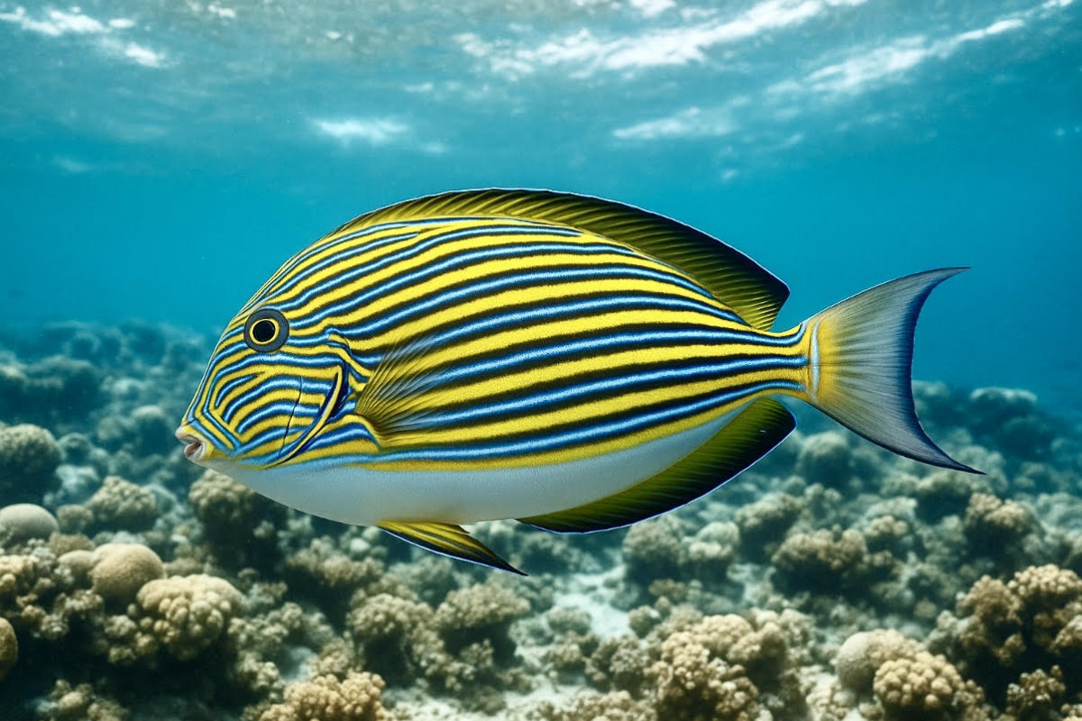 Bodlok proužkovaný: teritoriální „zahradník“ korálových útesů