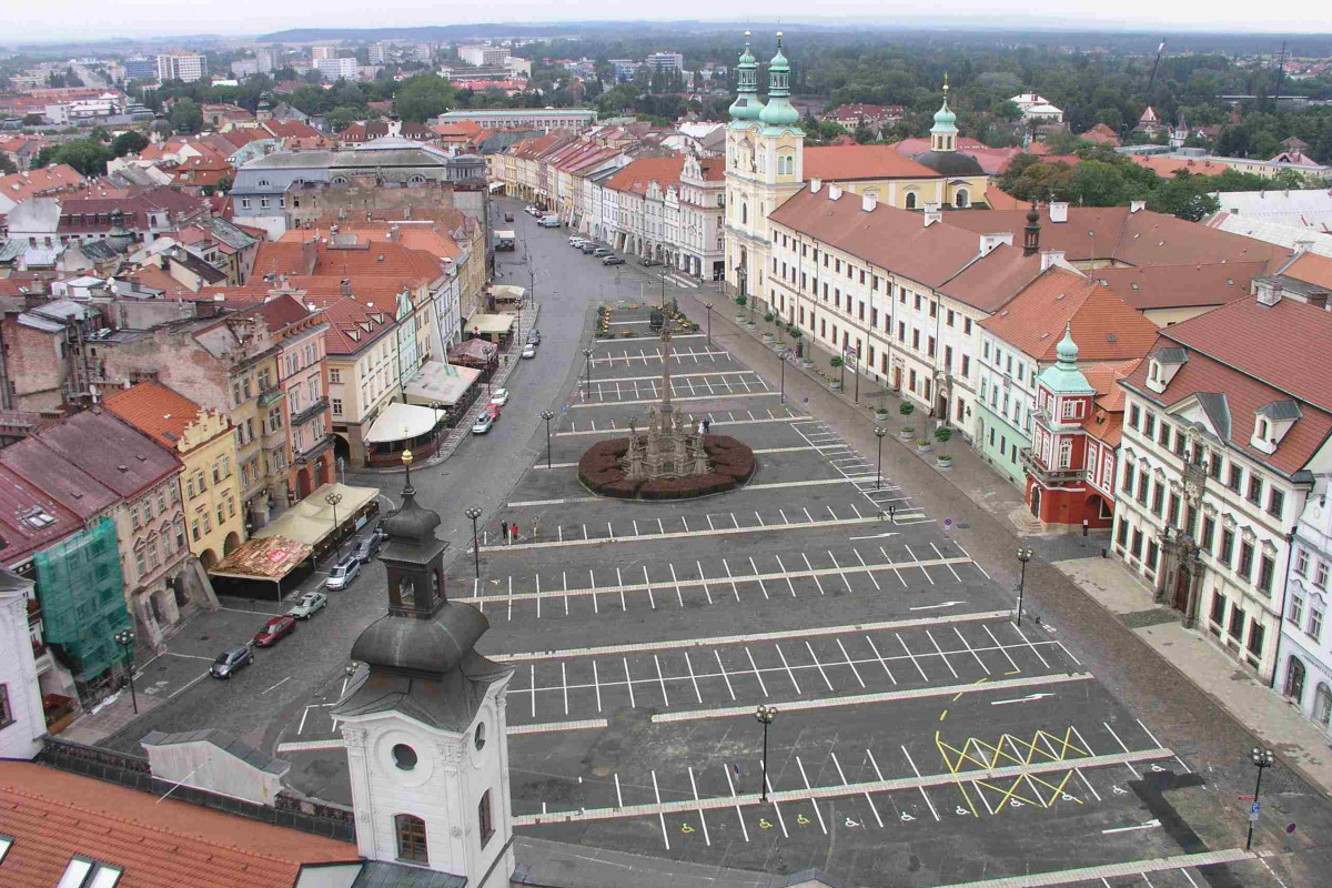 Na Velké náměstí v Hradci se vrátí kašna
