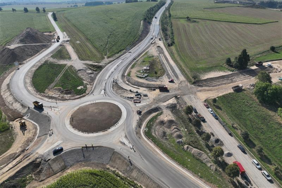 Okružní křižovatky na jihlavském obchvatu budou průjezdné od 2.října