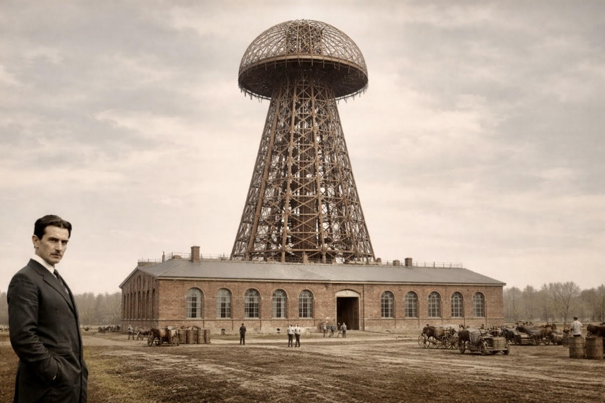 Tesla chtěl dát světu elektřinu zdarma. Selhal kvůli penězům Tesla chtěl dát světu elektřinu zdarma. Selhal kvůli penězům