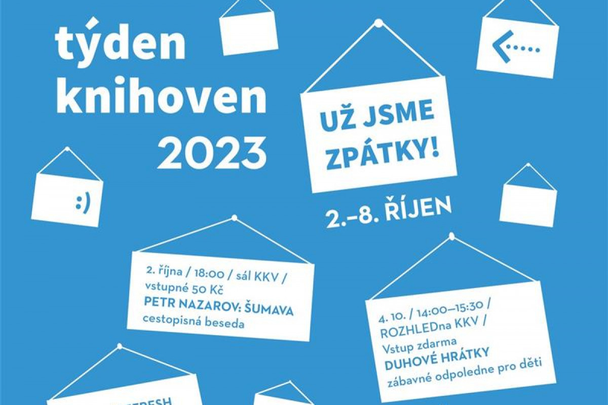 Týden knihoven 2023 v Krajské knihovně Vysočiny