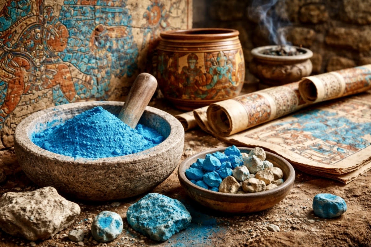 Mayská modř přežila 1500 let. Tajemství barvy z džungle