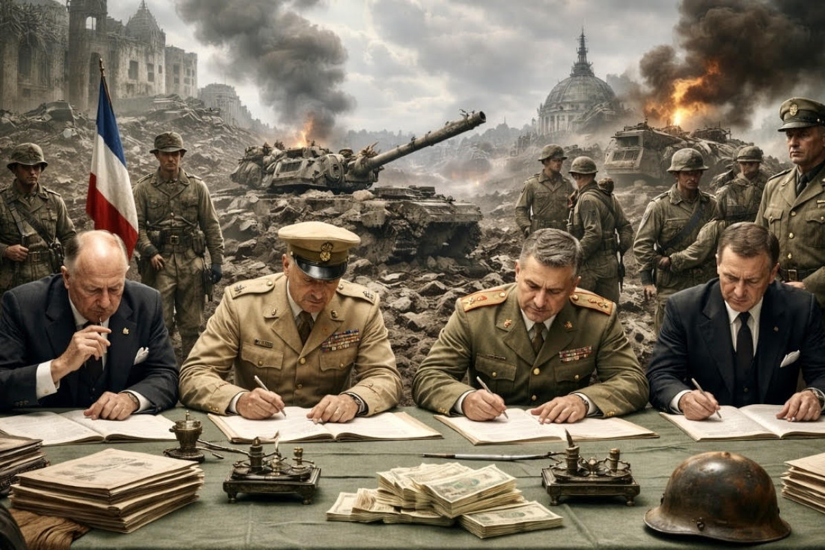 Vítězové vždy diktují mír, poražení nikdy podmínky neurčují Vítězové vždy diktují mír, poražení nikdy podmínky neurčují