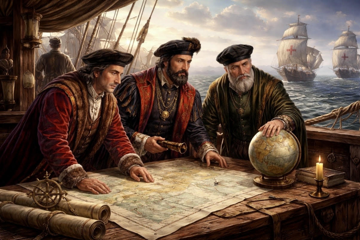 Tři slavní objevitelé se ztratili a omylem změnili svět Tři slavní objevitelé se ztratili a omylem změnili svět