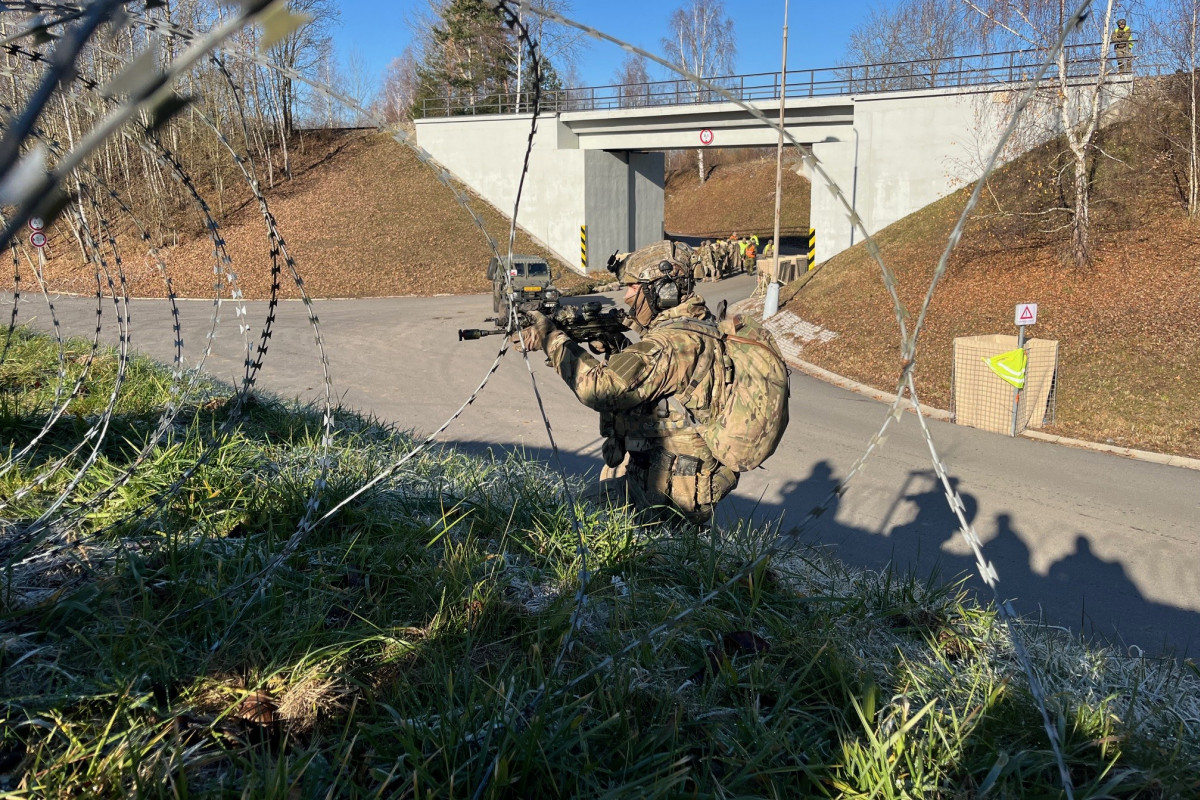 Vojáci si procvičili ochranu Temelína