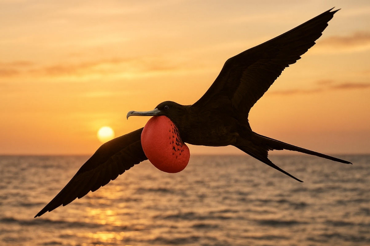 Fregatka vznešená: akrobat tropických větrů s roční péčí o mládě Fregatka vznešená: akrobat tropických větrů s roční péčí o mládě
