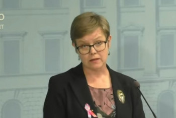 Finská ministryně během brífinku o Nord Streamu omdlela Finská ministryně během brífinku o Nord Streamu omdlela