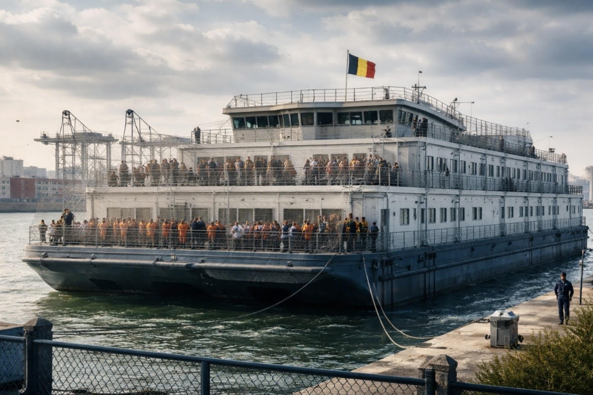 Plovoucí věznice pro Belgii? Stát nezvládá přeplněné cely