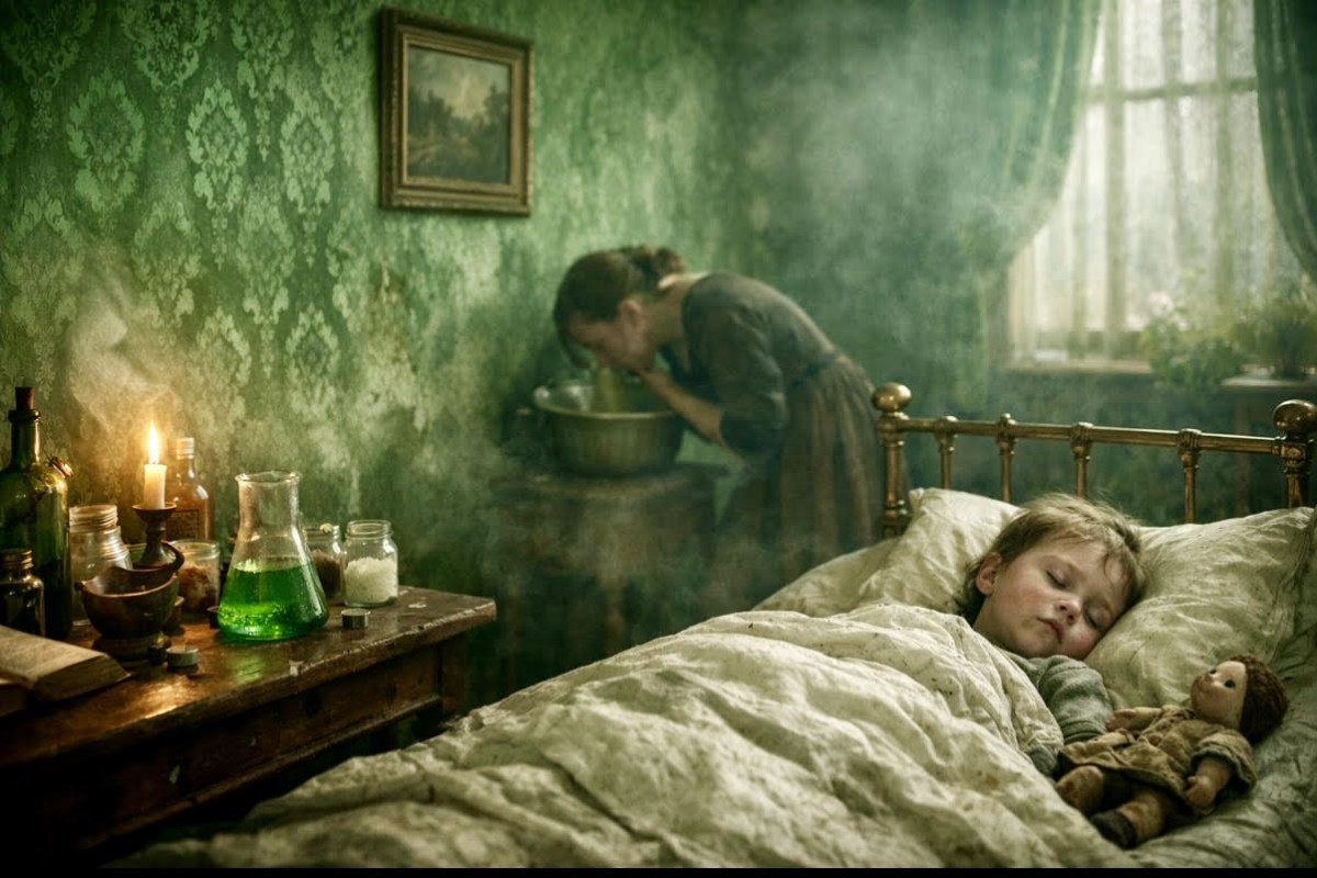 Smaragdová vražda v tapetách: jedovatá barva viktoriánů Smaragdová vražda v tapetách: jedovatá barva viktoriánů