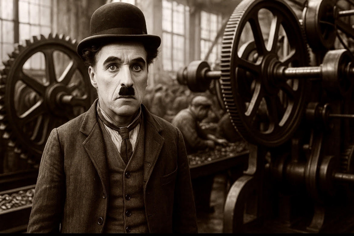 Chaplin měl pravdu: Kapitalismus je groteska, která se vymkla kontrole Chaplin měl pravdu: Kapitalismus je groteska, která se vymkla kontrole