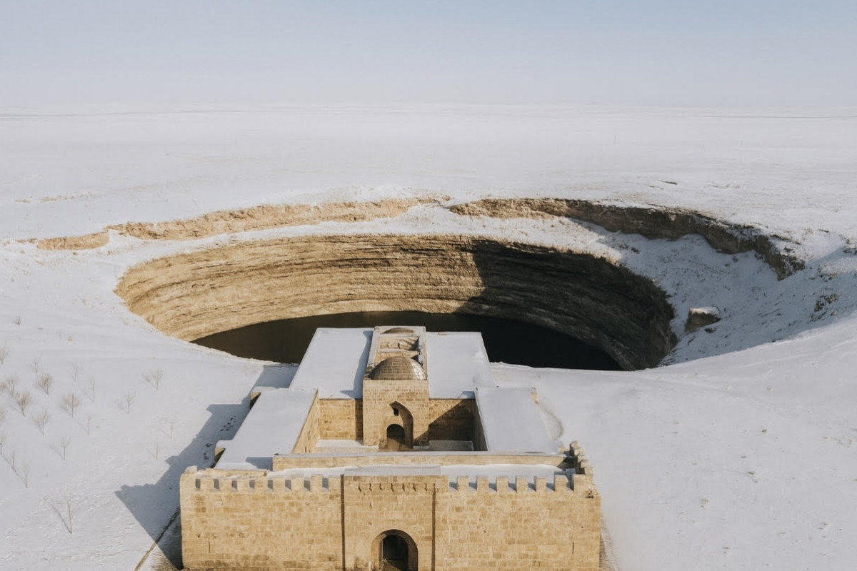 Obruk Han: spojení přírodního zázraku a seldžucké architektury Obruk Han: spojení přírodního zázraku a seldžucké architektury